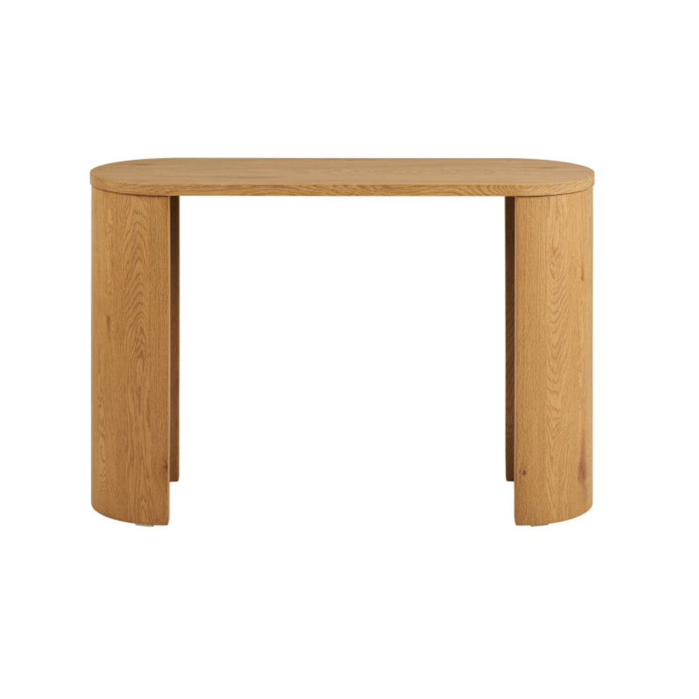 Console bois naturel 114 cm