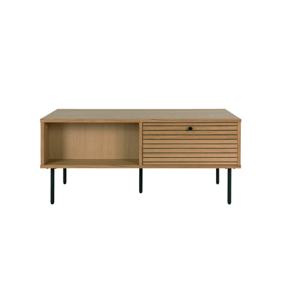 LOGIA- Table basse chêne naturel 50x100 cm