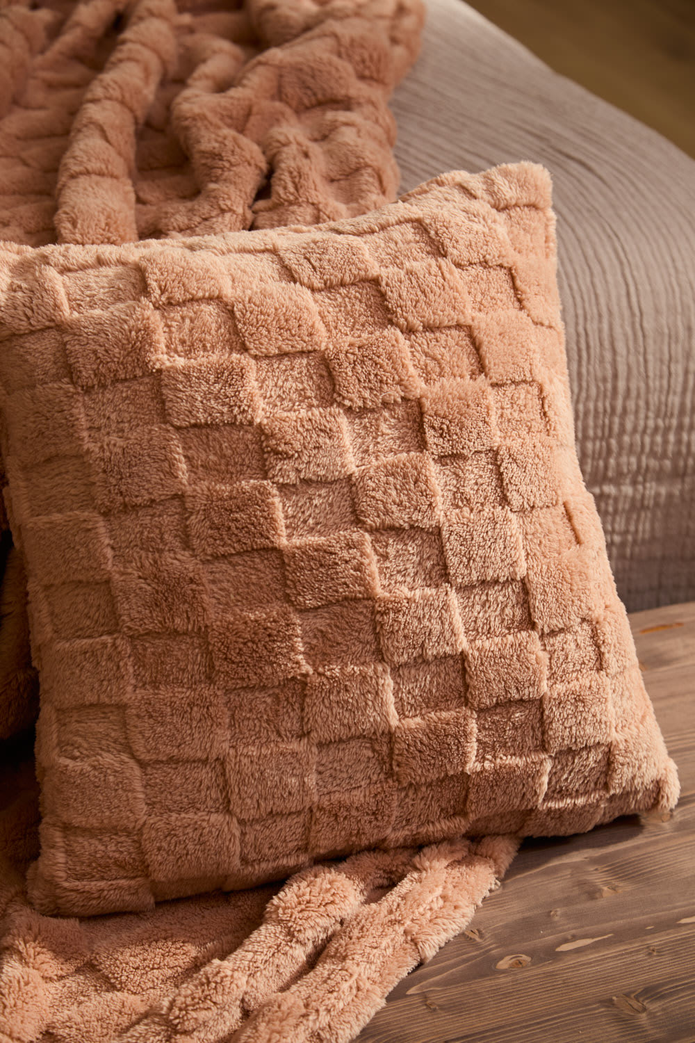 Kissenbezug Rosa 45x45 - Maisons Du Monde