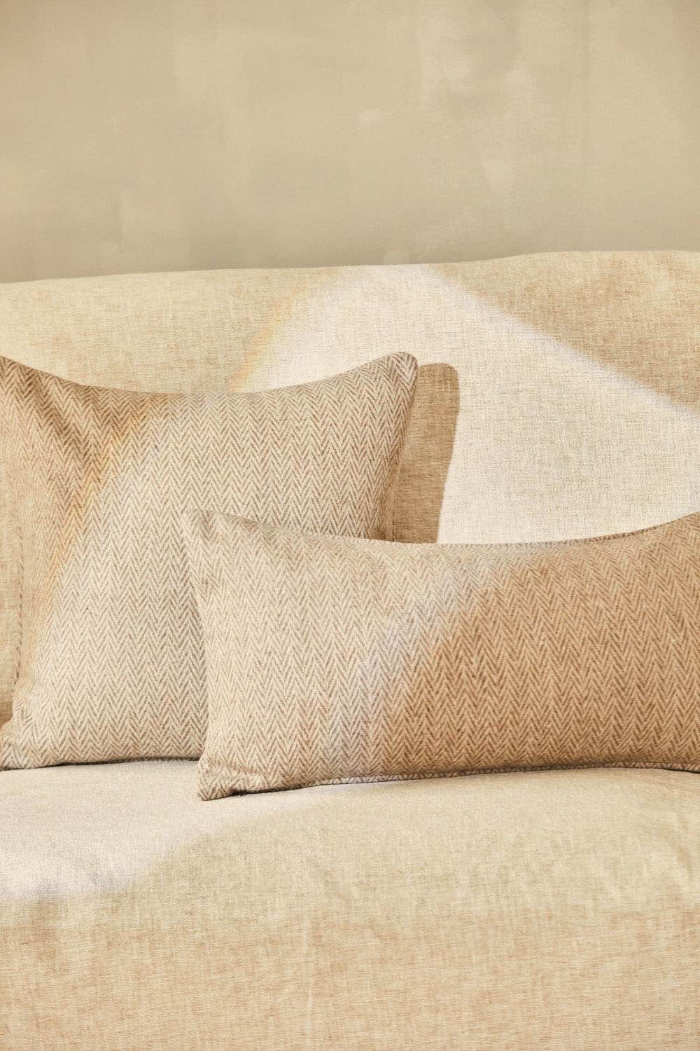 Kissenbezug Beige 45x45 - Maisons Du Monde