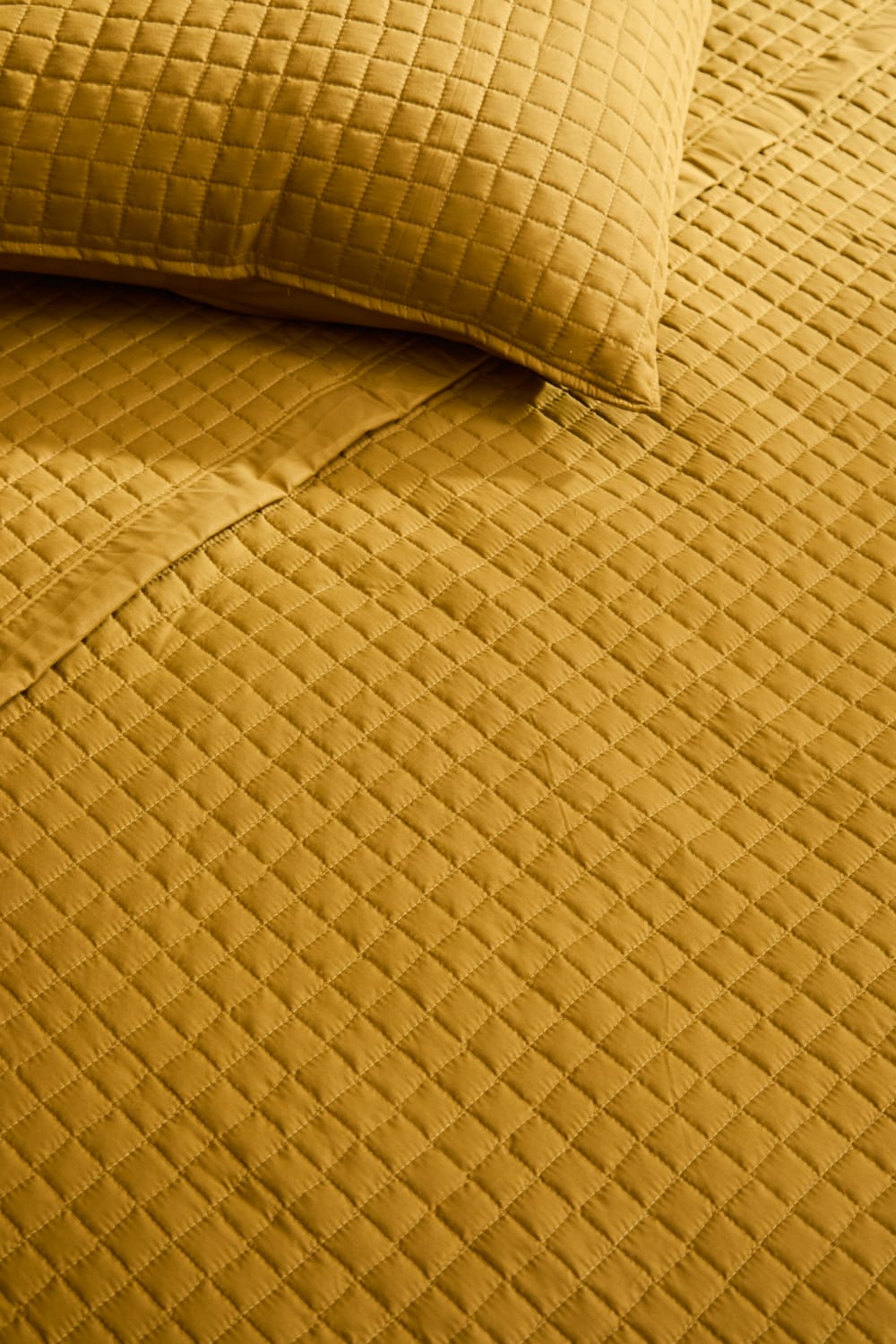 Bettdecke Senf 180x260 für 90er Bett - Maisons Du Monde