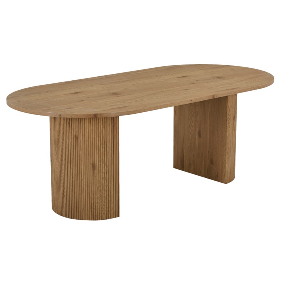 Moloo Esstisch für 6/8 Personen 210 cm natur style modern Braun Holz