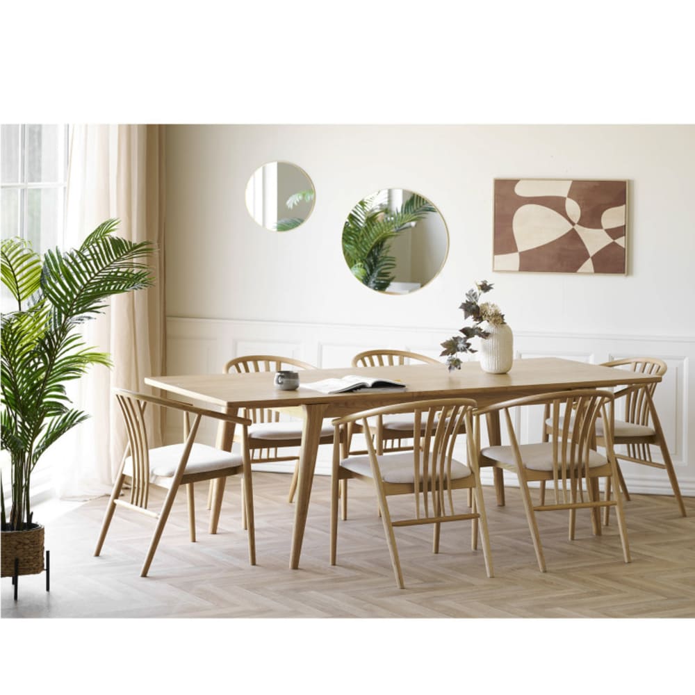 Ausziehtisch für 8?10 Personen 180 cm Eiche - Maisons Du Monde