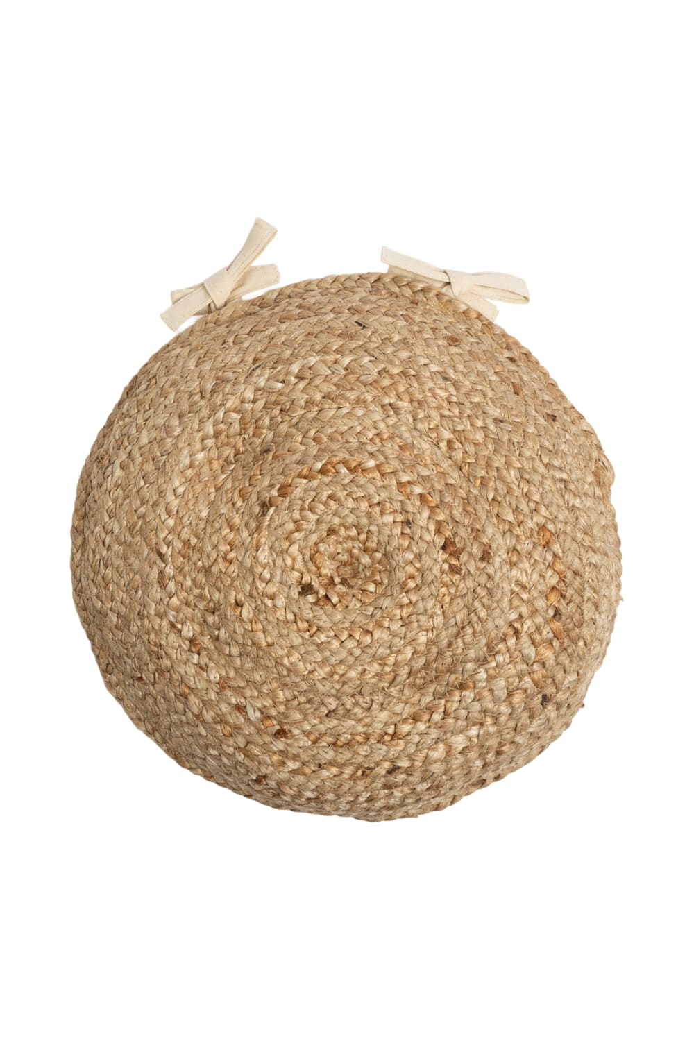 Calma House Jute-Sitzkissen Natur Diam. 40x4 Beige Jute