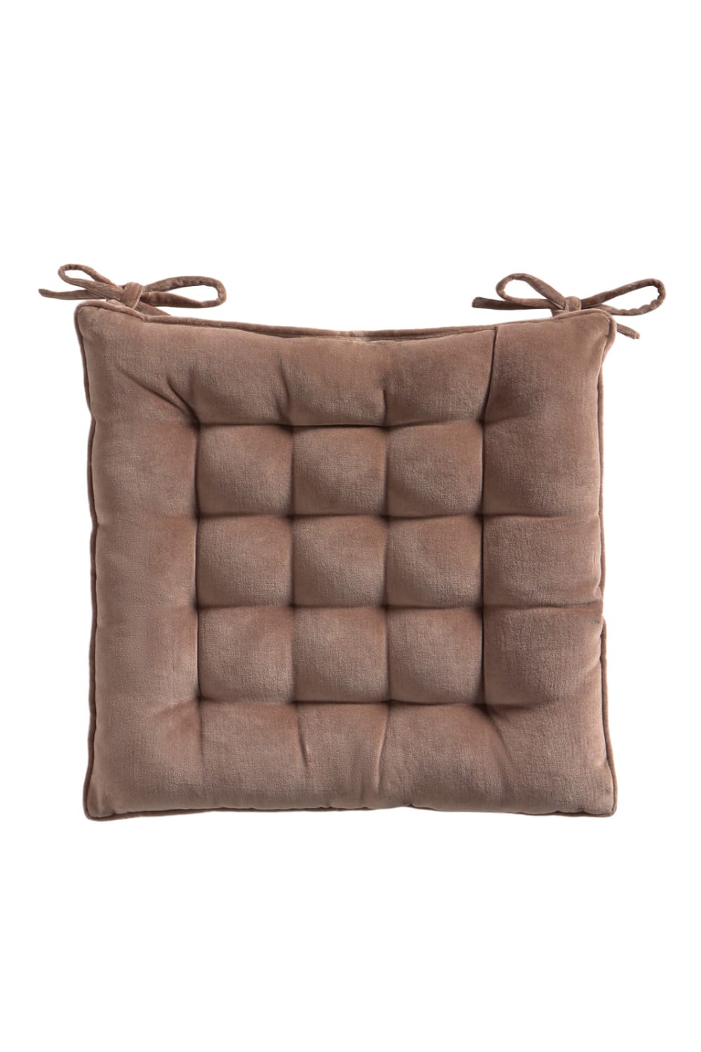 Calma House Sitzkissen Braun 40x40x4 Braun Baumwolle
