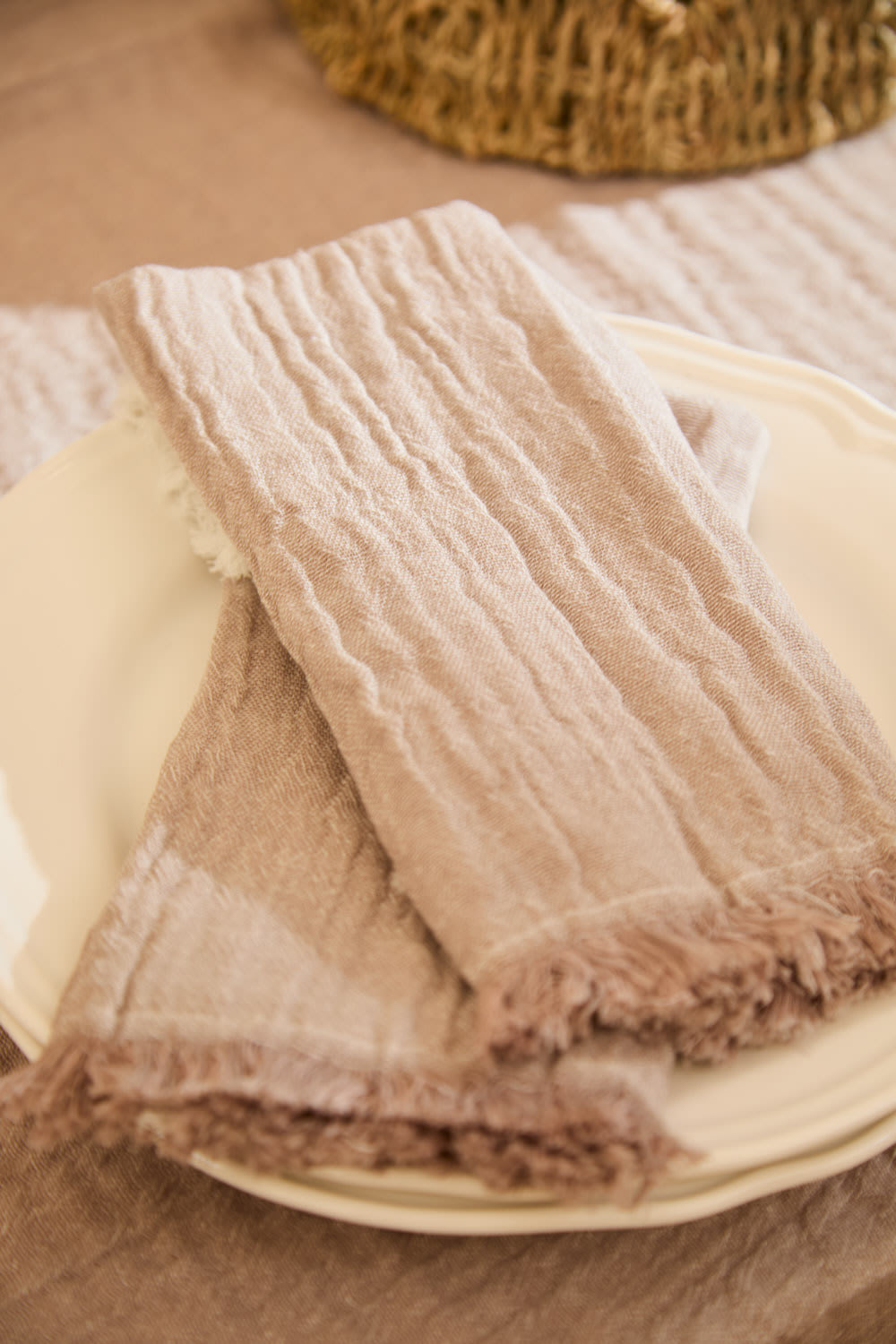 Serviette (2er-Set) Stein 45x45 - Maisons Du Monde