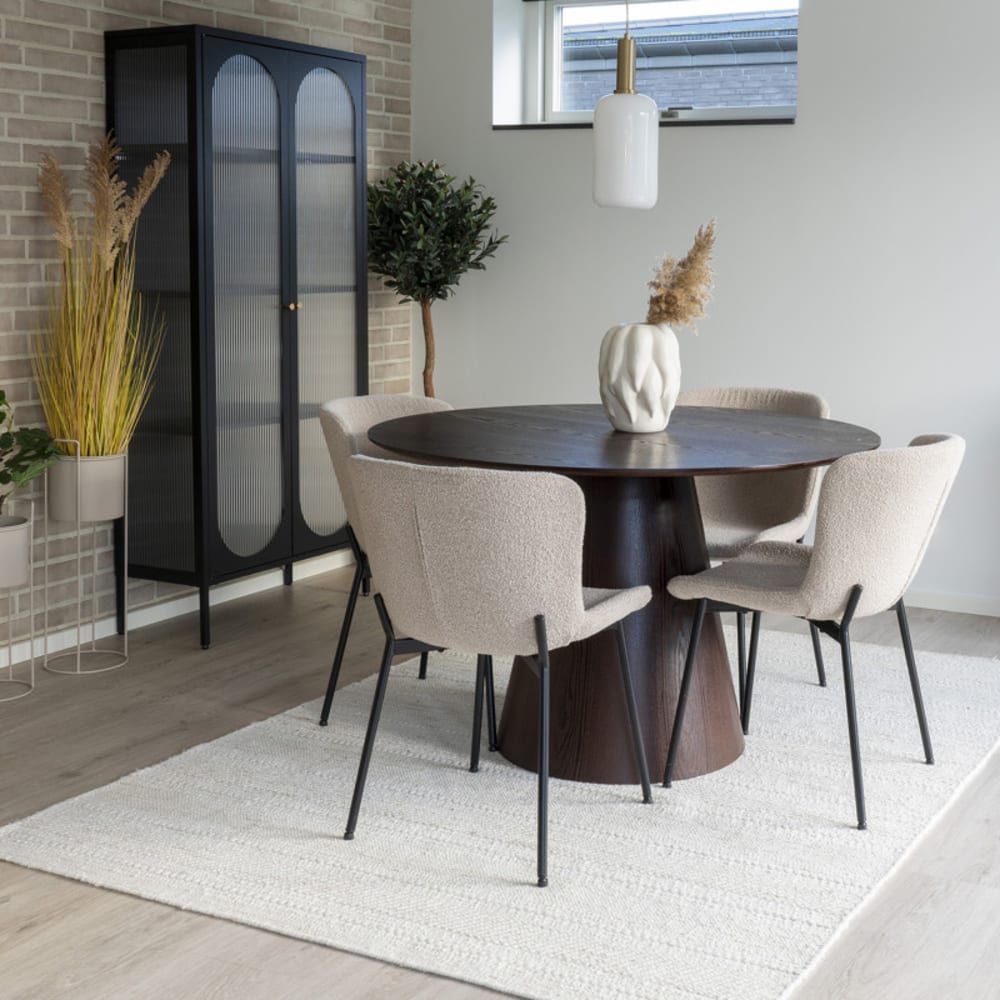 Taupefarbener Stoffstuhl (x2) - Maisons Du Monde