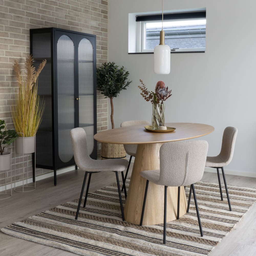 Beigefarbener Stoffstuhl (x2) - Maisons Du Monde