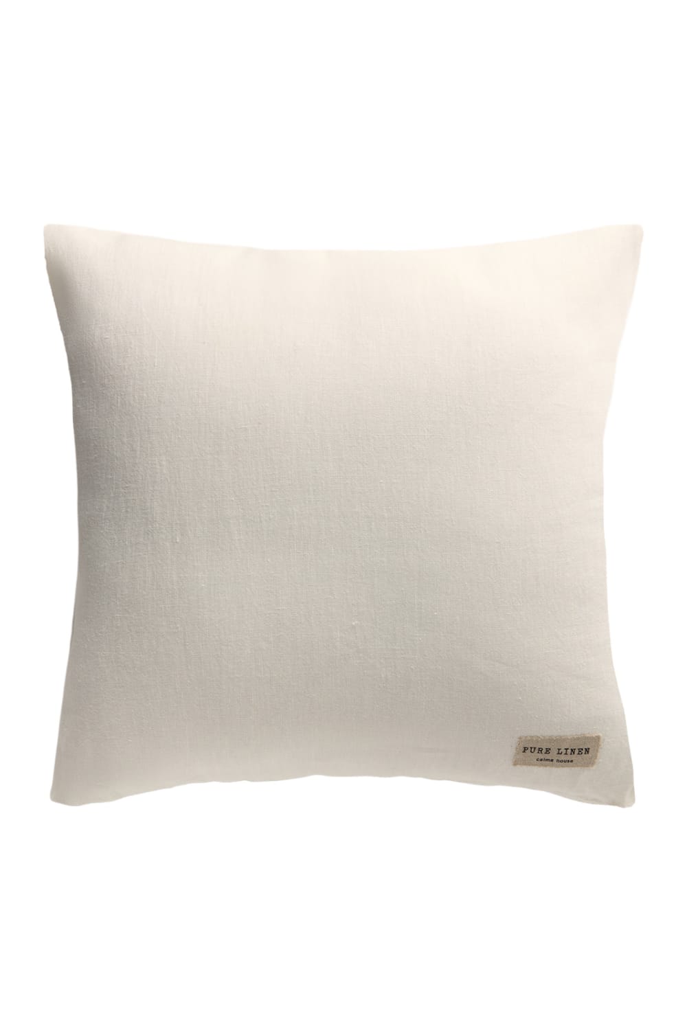 Calma House Kissenbezug Natur 45x45 Weiß Leinen