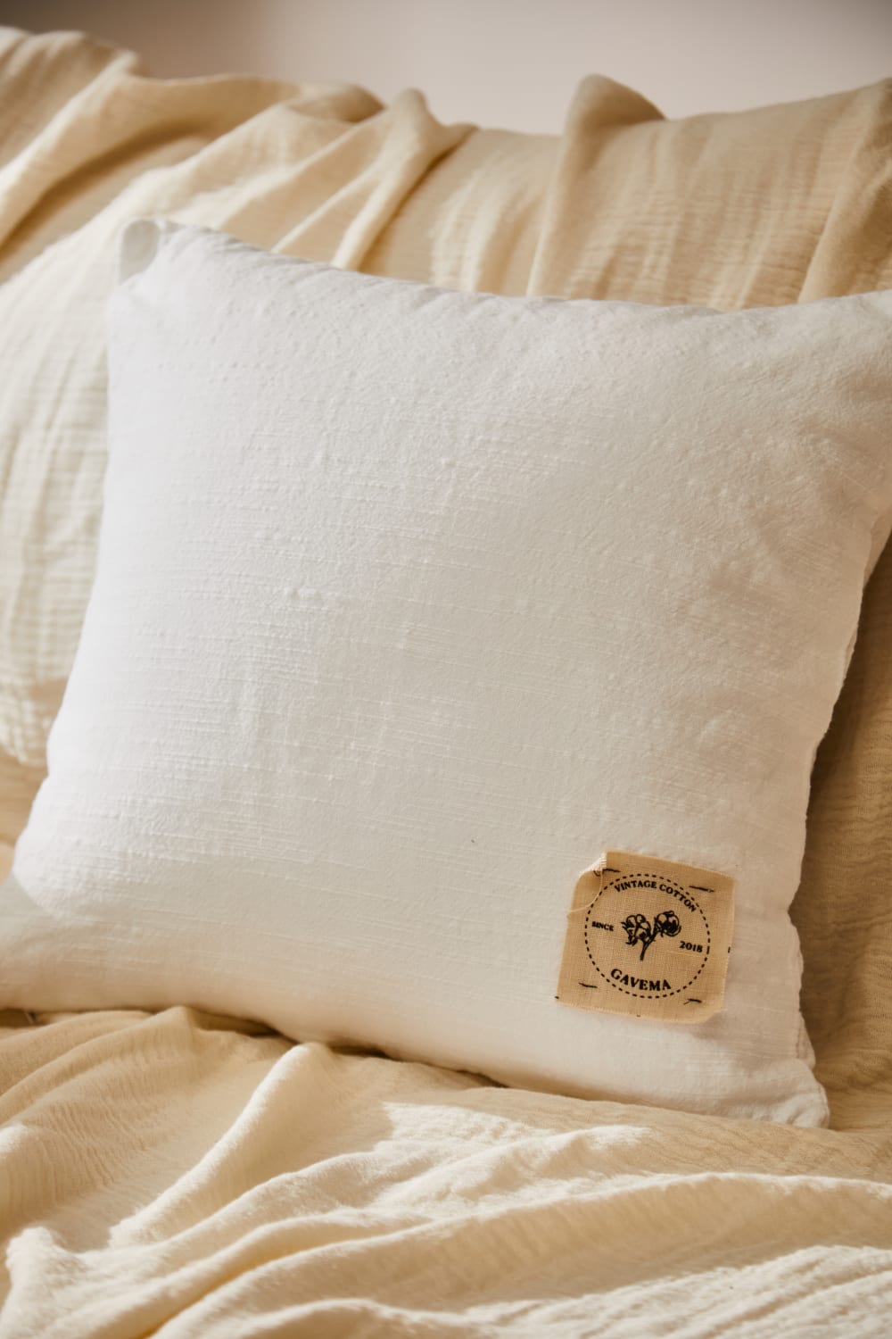 Kissenbezug Weiß 45x45 - Maisons Du Monde