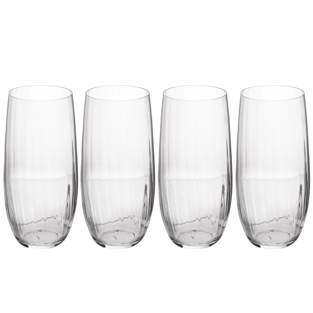 Set De 4 Verres Highball Verre Transparent 400ml Set De 4 Verres Highball Verre Transparent 400ml