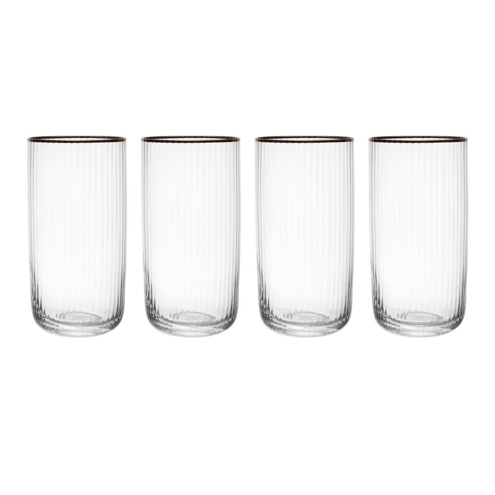 Set De 4 Verres Highball Cristal Transparent 510ml