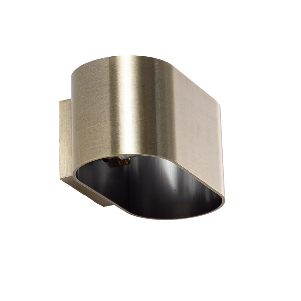 Applique murale métal bronze vieilli, éclairage haut/bas, G9 165mm