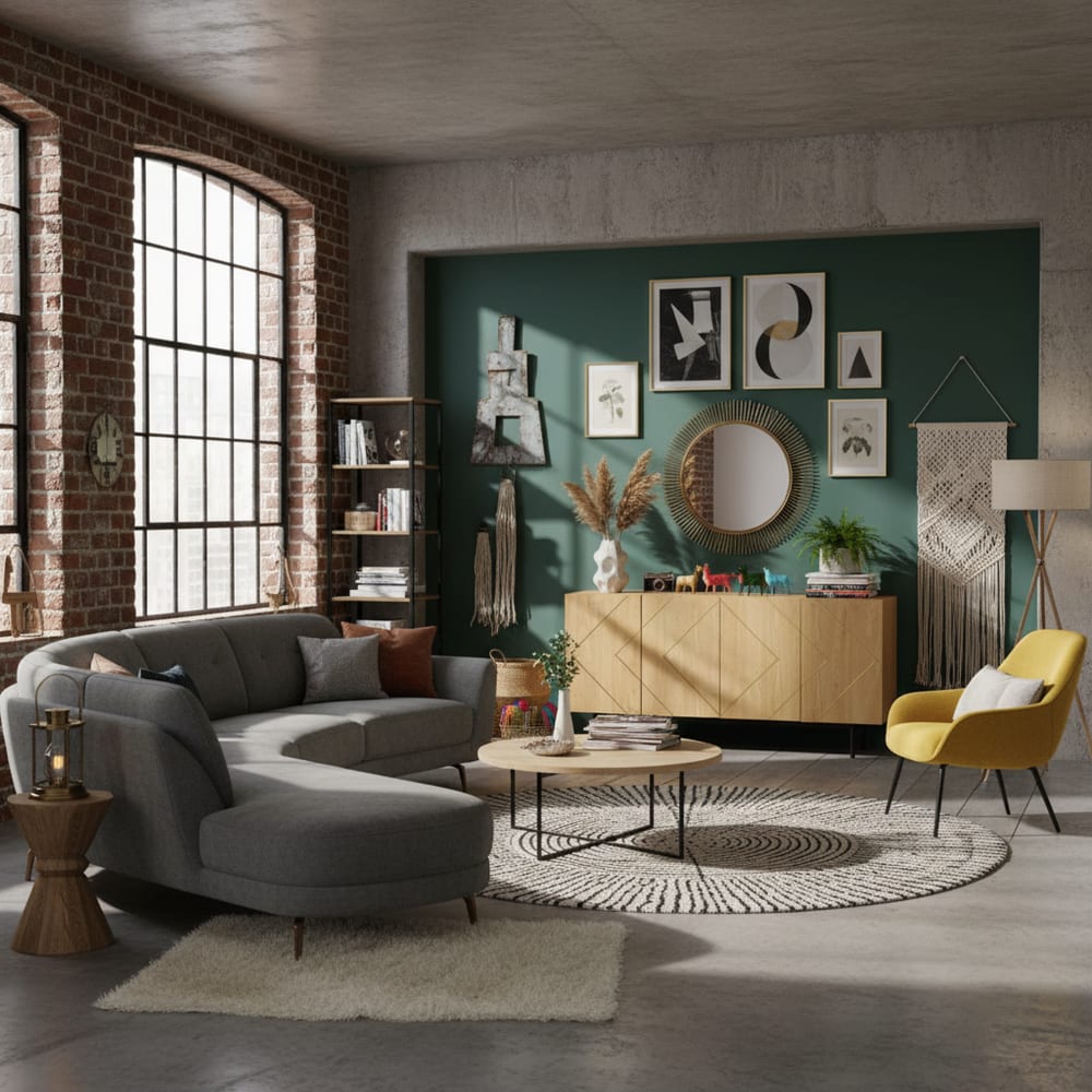 Modernes und Elegantes Sideboard mit Goldeinlagen,Beige - Maisons