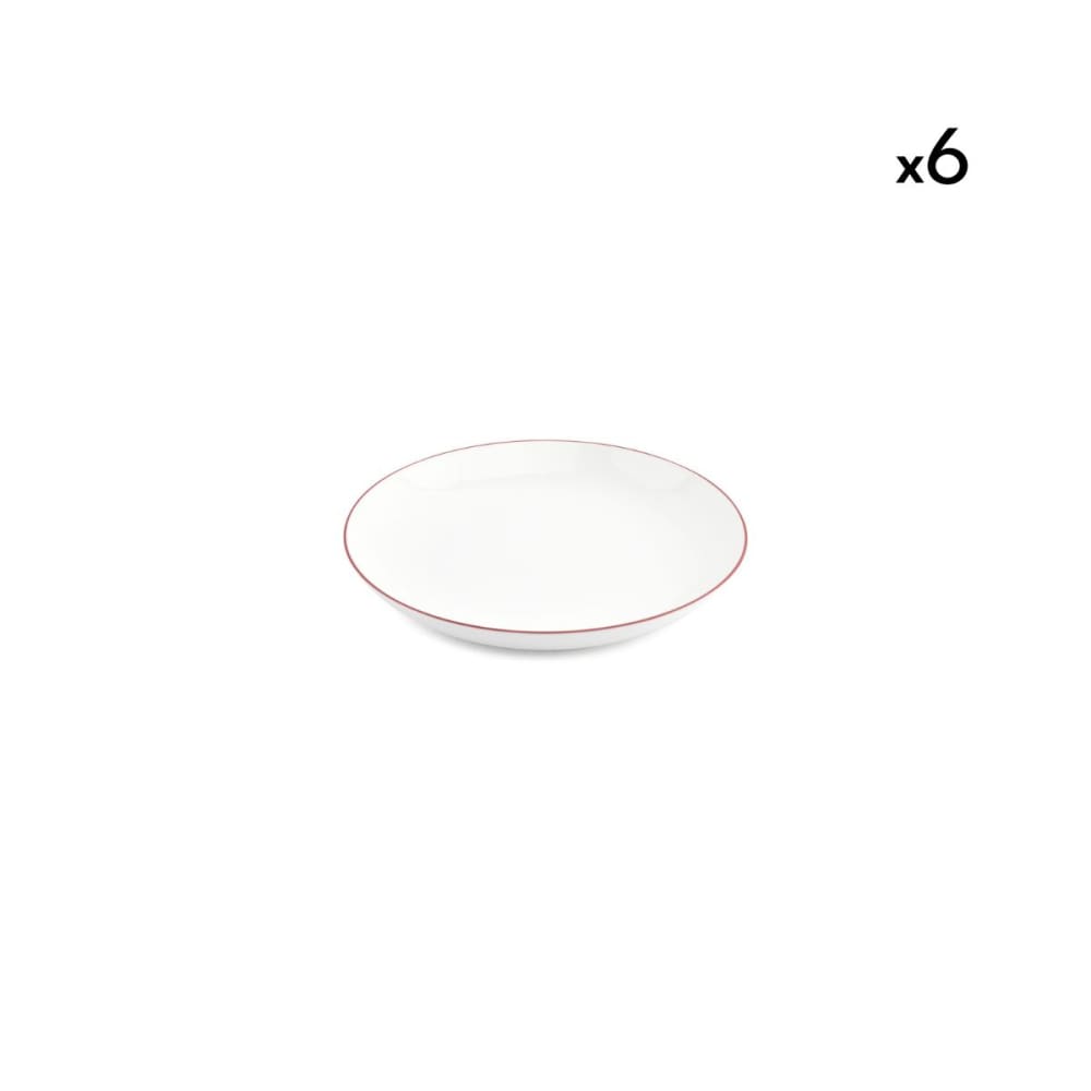 Lot de 6 bols blanc en - porcelaine