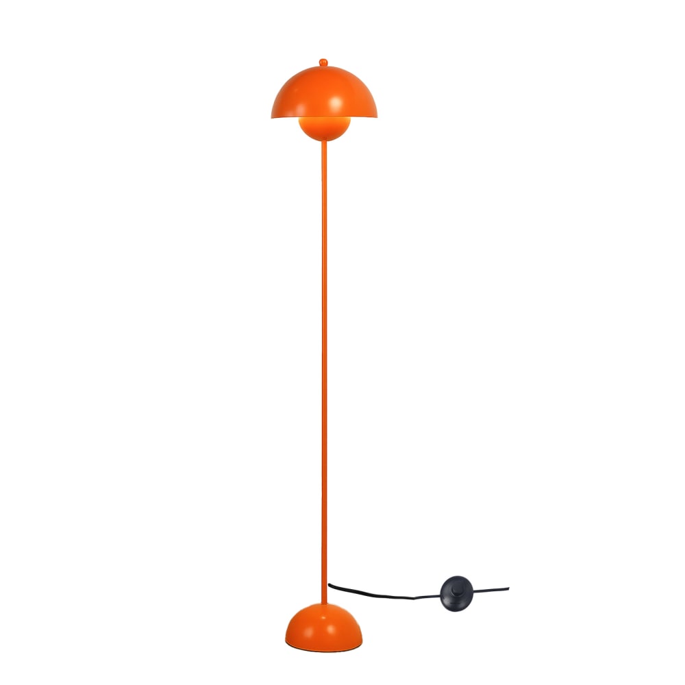 Lampadaire nordique métal orange,E27 H158 cm