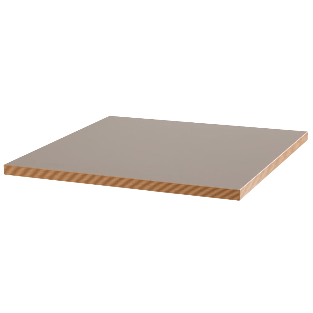 Plateau de table carré taupe 60cm