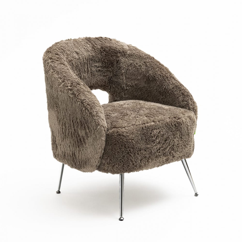 fauteuil imitation fourrure