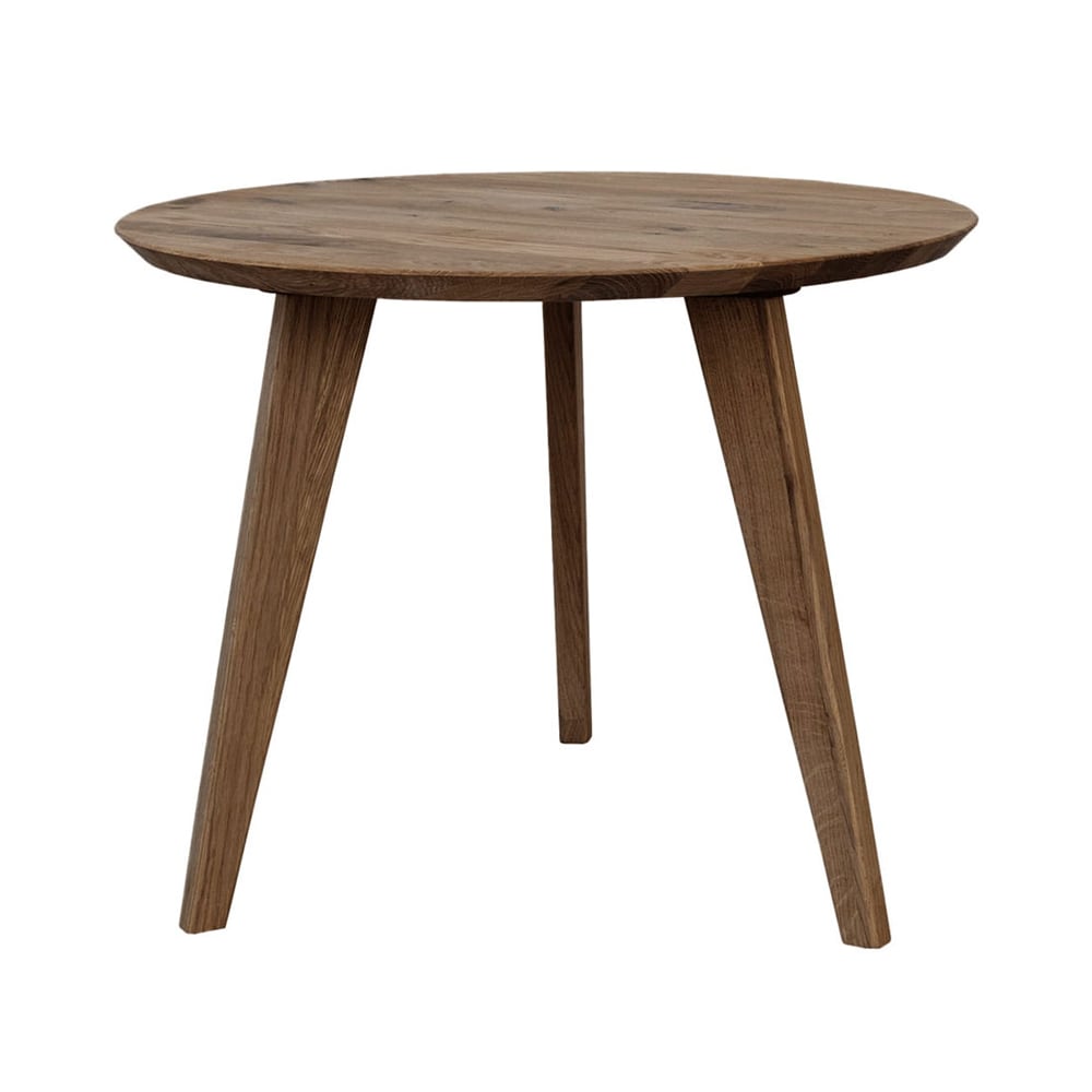 Feldmann-Wohnen Couchtisch modernes Design aus Naturholz, 50x50x41,5cm, eiche tabacco style modern Braun
