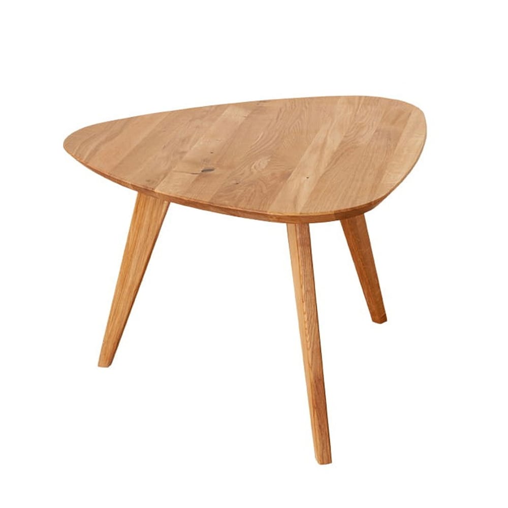 Feldmann-Wohnen Couchtisch modernes Design aus Naturholz, 68x67x50cm, eiche natur style modern Braun