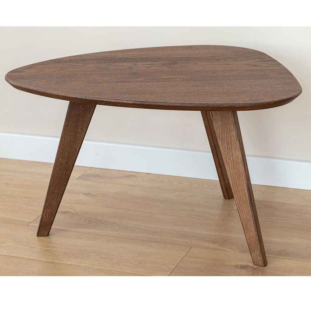Couchtisch modernes Design aus Naturholz, 96x95x50cm, eiche