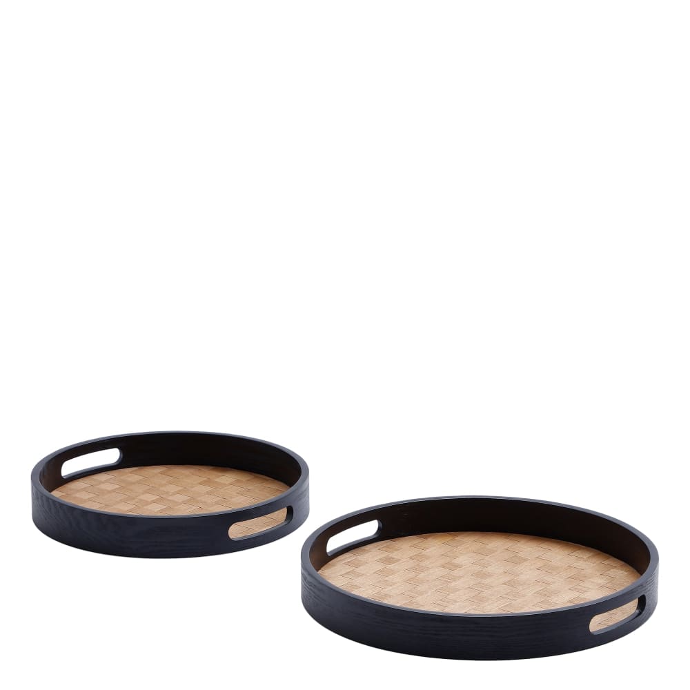 set de 2 plateaux décoratifs