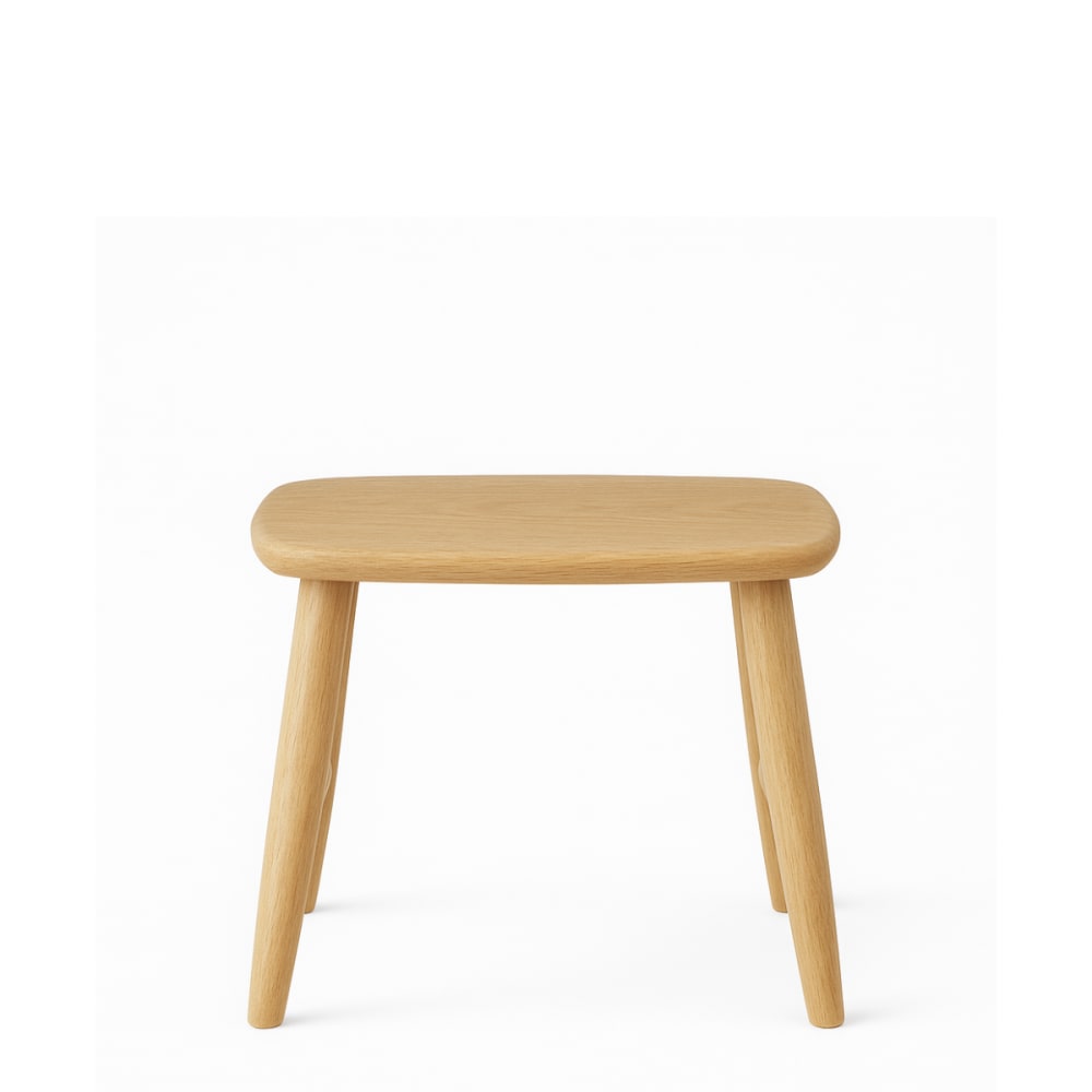 tabouret en chêne clair