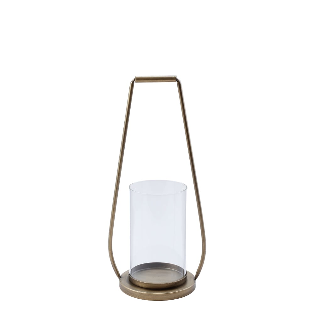 Sia Deco Linterna de metal negro