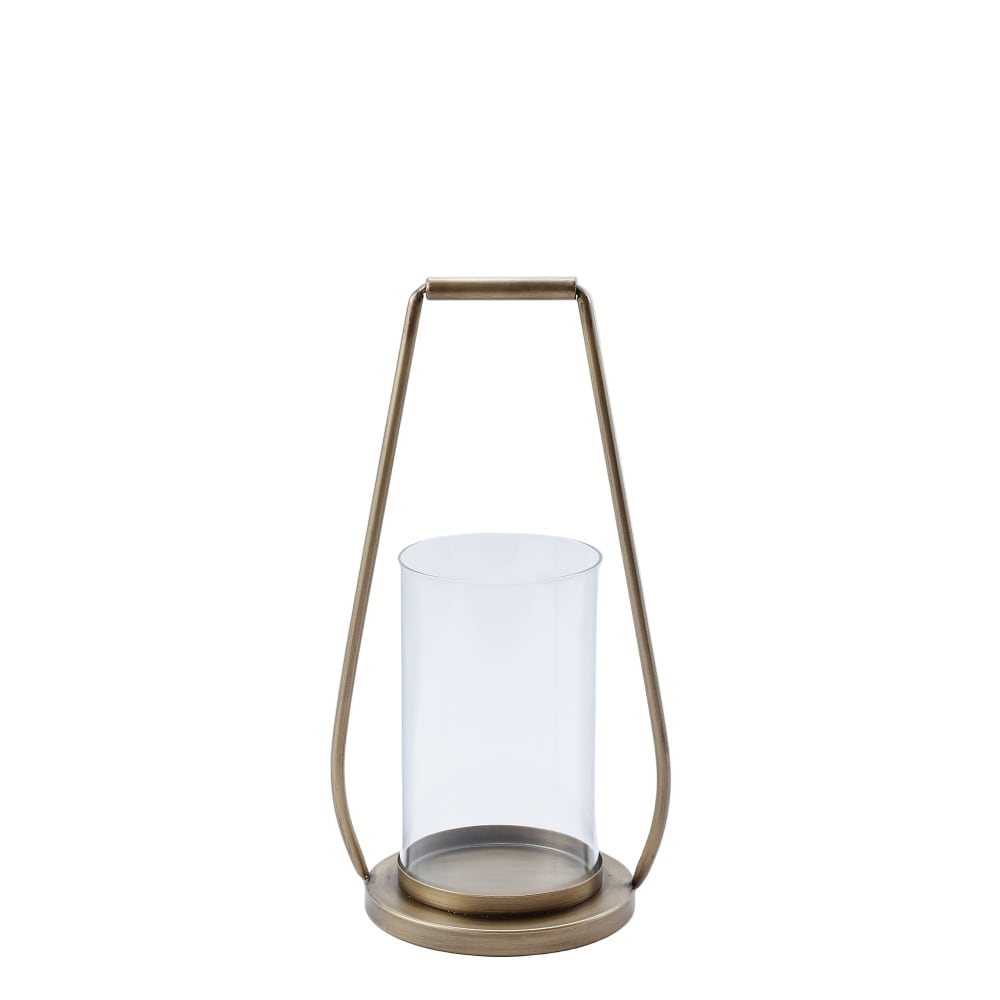 Sia Deco Linterna de metal dorado