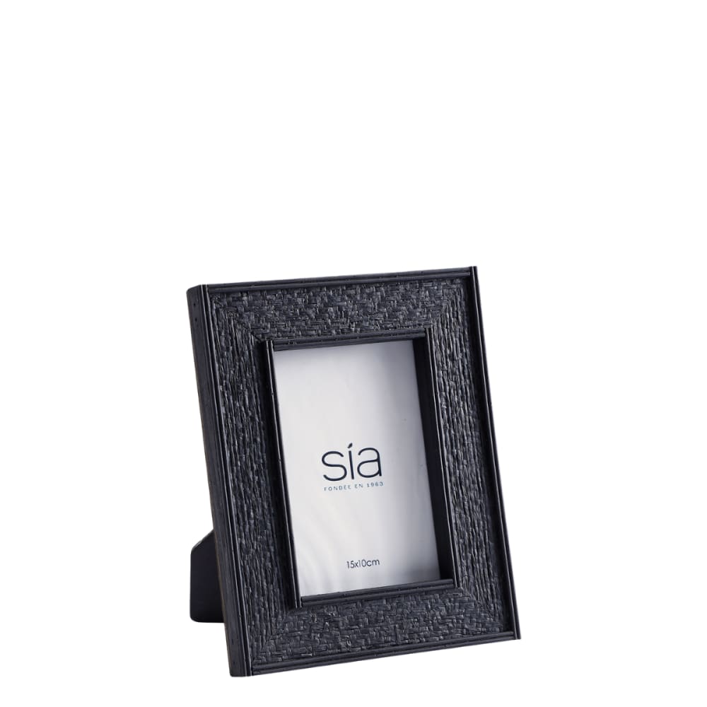 Cadre photo en pin noir H22