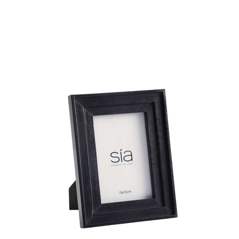 Cadre photo en pin noir H21