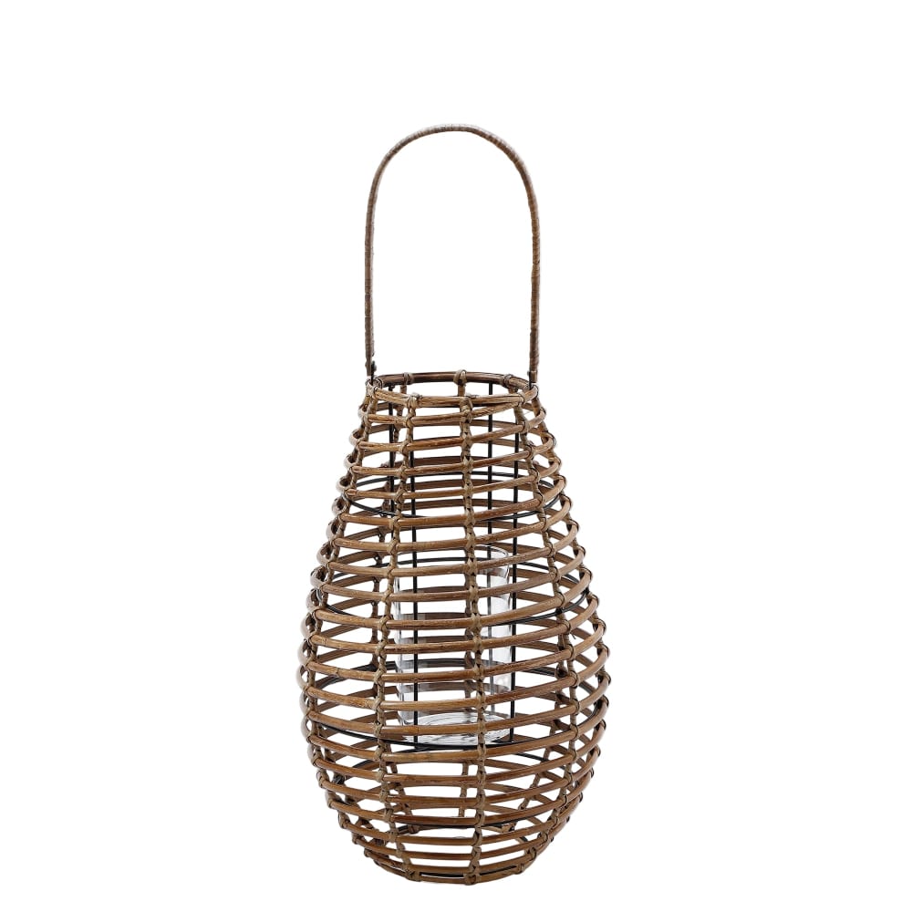 Sia Deco Linterna de ratán negra