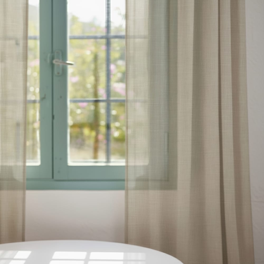 Rideau 100% Polyester Lin 140x270 cm