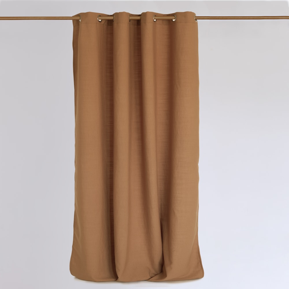 Rideau 100% Polyester Terre cuite 140x270 cm — vue 3