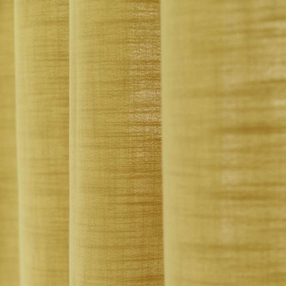 Rideau 100% Polyester Moutarde 140x270 cm — vue 4