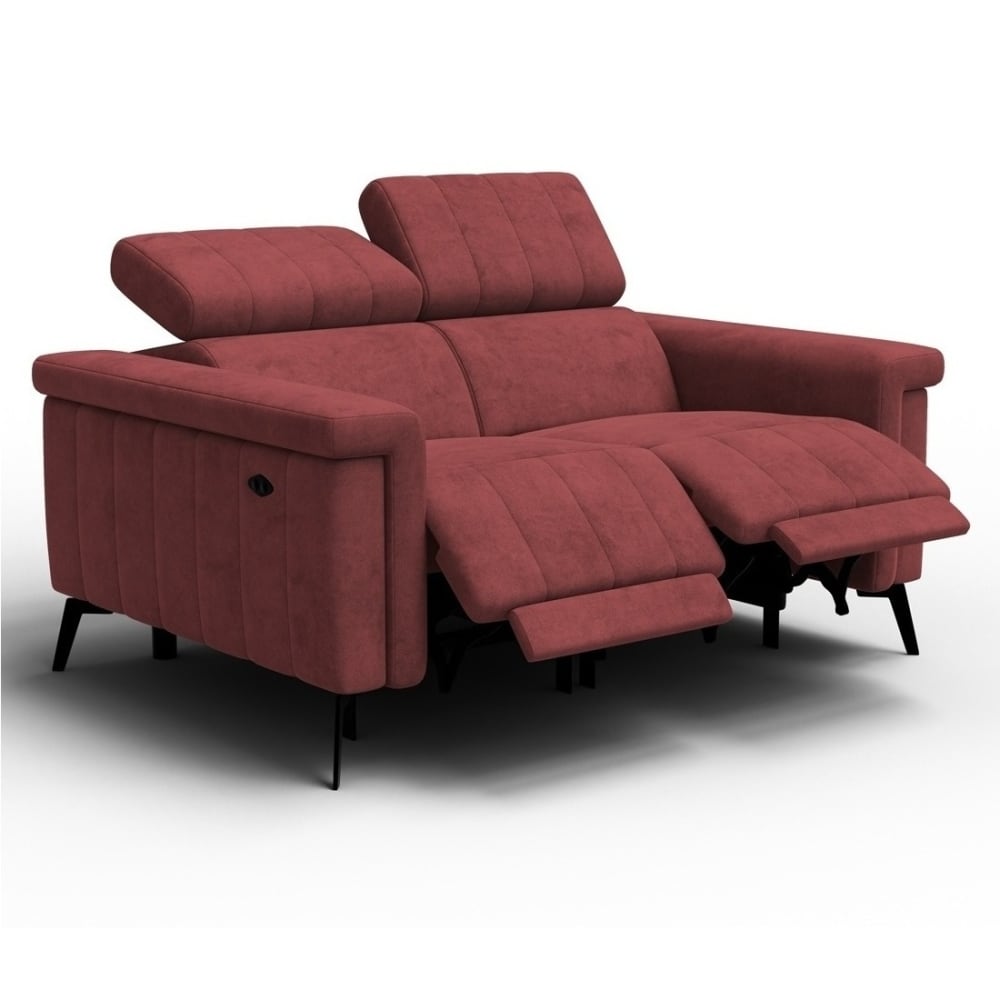 Canapé relax 2 places, bordeaux