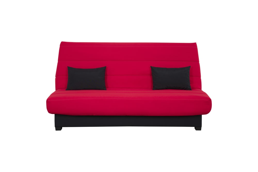 Banquette convertible - rouge