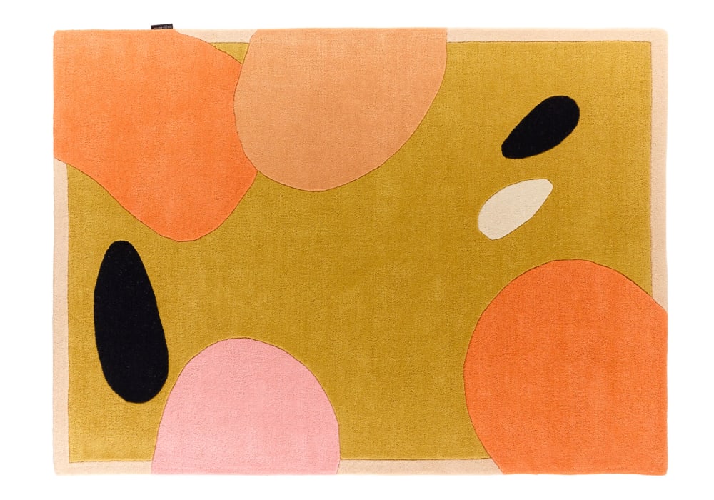 Tapis Laine Tissé à la main pastel 133x190