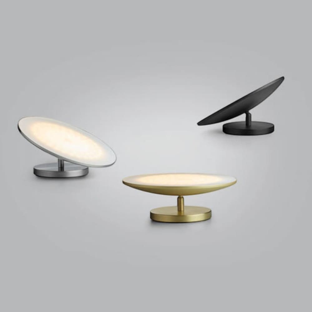 Lampe led dimmable puissante chrome mat — vue 4