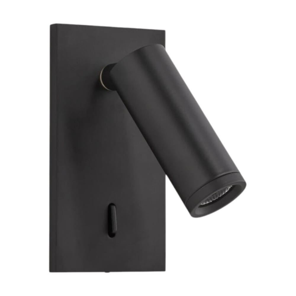 Applique liseuse led encastrable noir