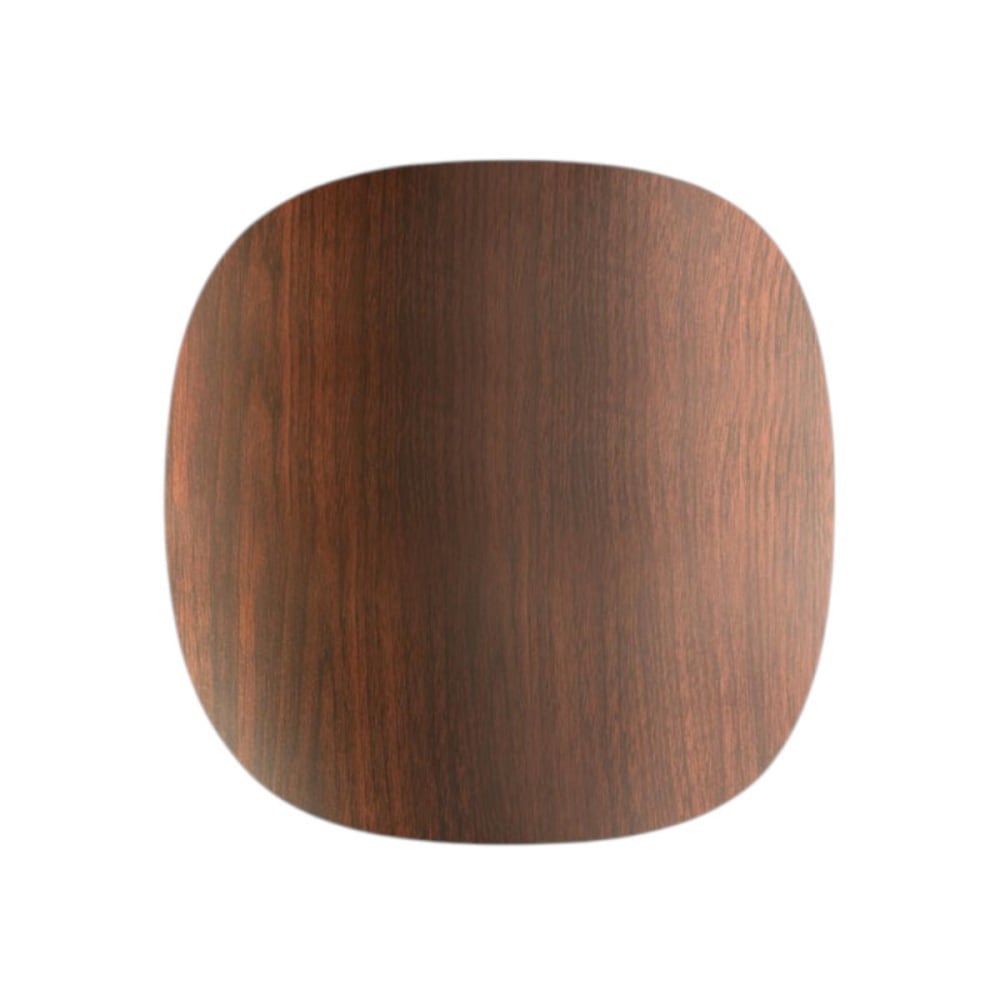 Applique métal led impression noyer