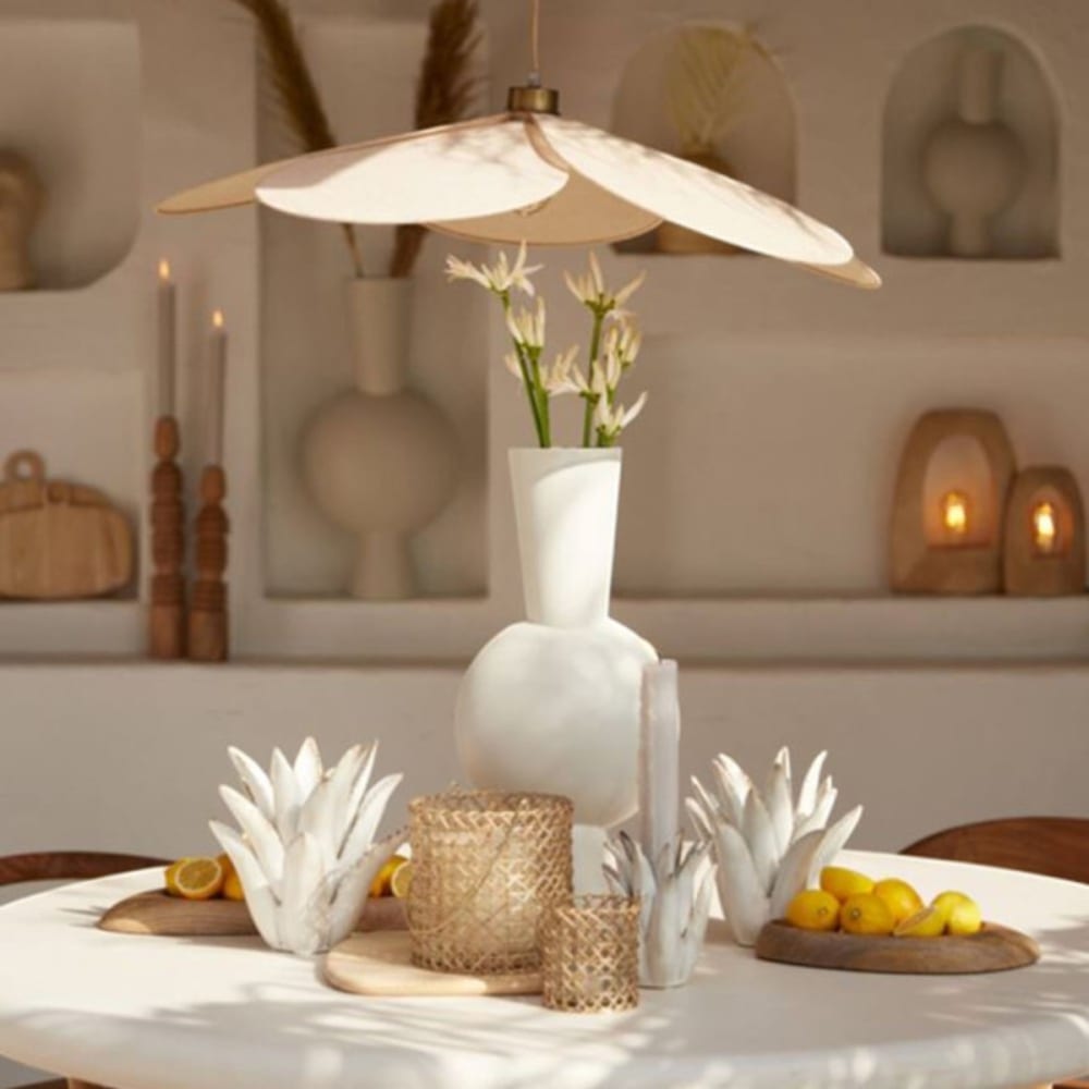 Ggande suspension fleur en tissu — vue 3