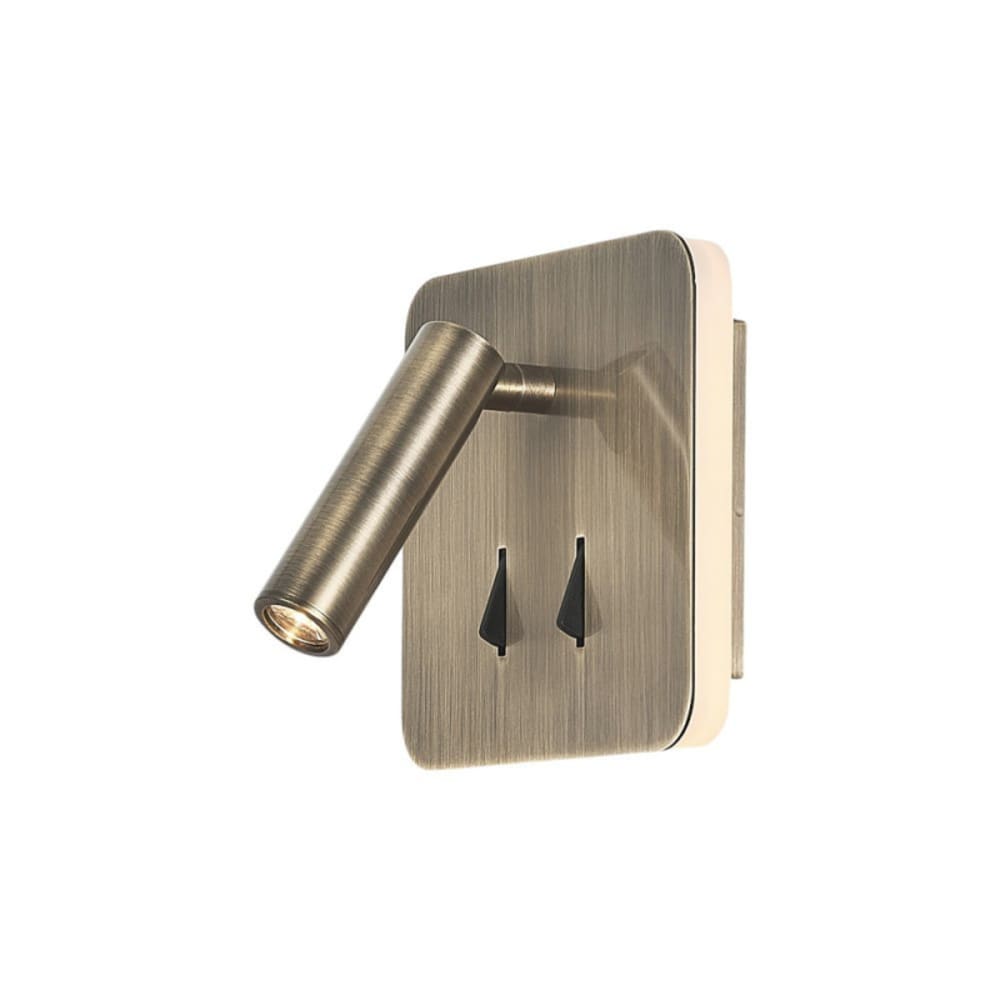 Applique tête de lit métal laiton patiné