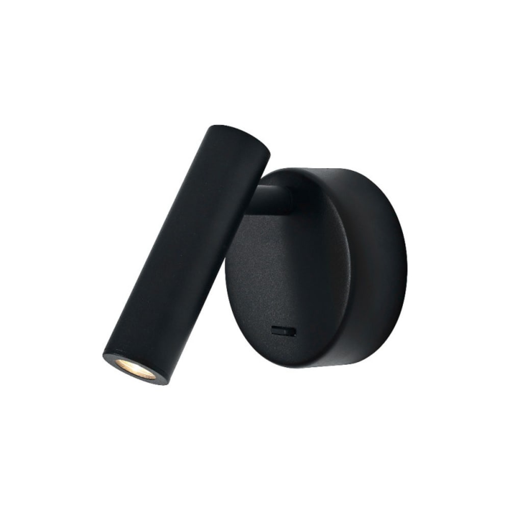 Applique liseuse noir avec interrupteur