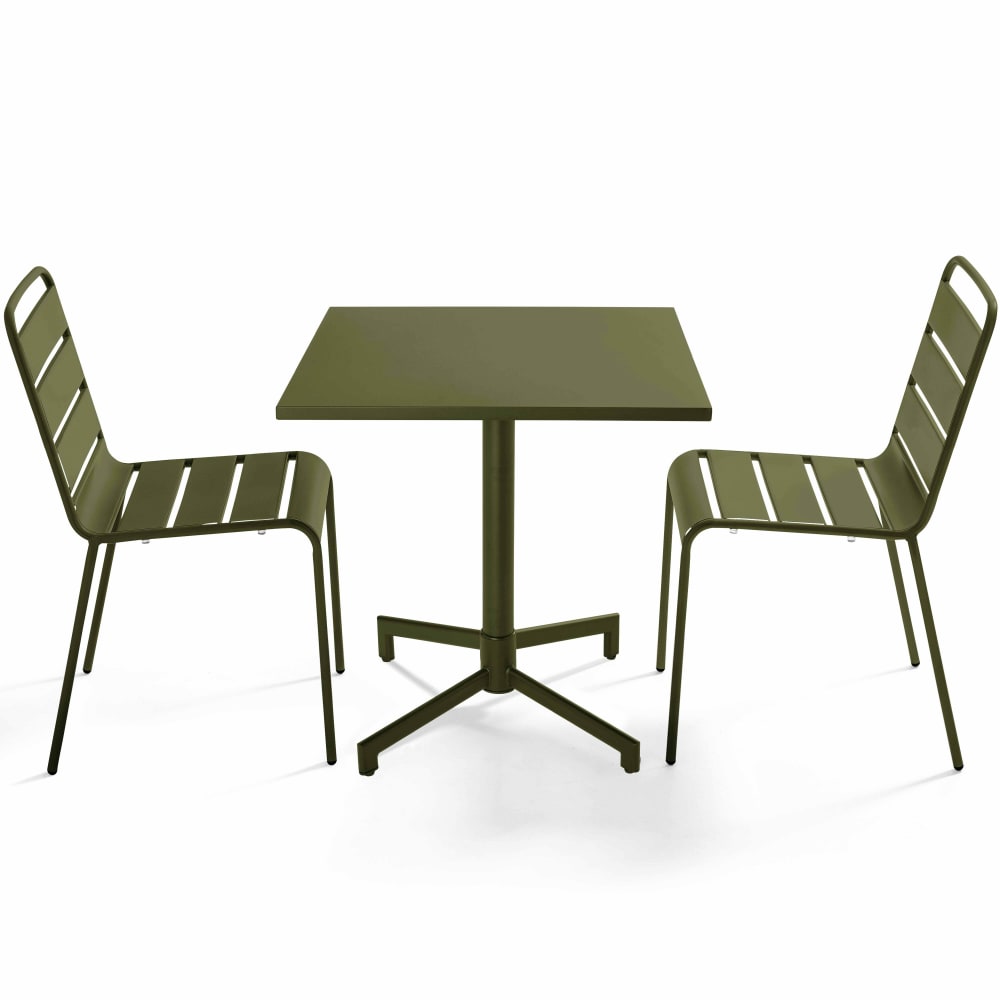 Ensemble table 70 cm - chaises