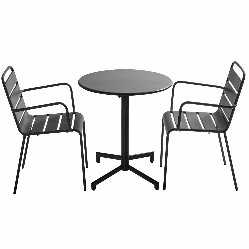 Ensemble table de jardin - fauteuils
