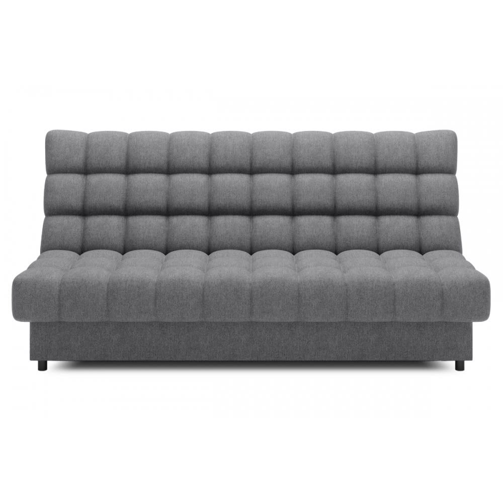 Canapé 3 places convertible  en tissu gris