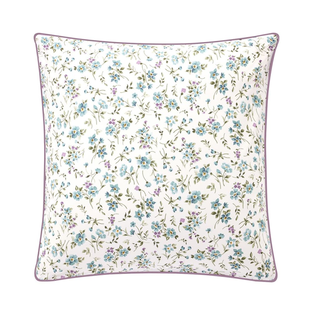 Taie d'oreiller percale bleu clair 65x65 cm