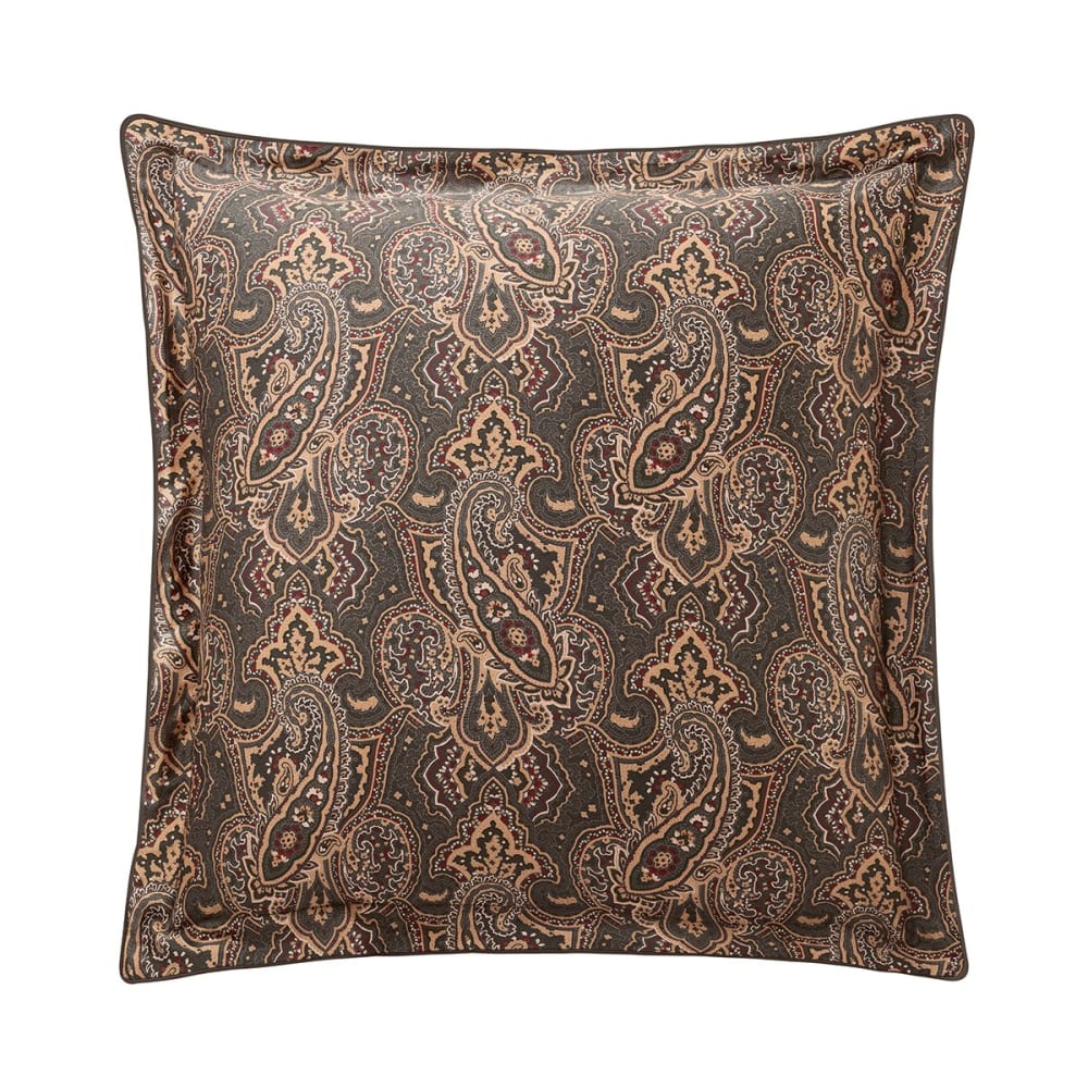 Taie d'oreiller satin vert foncé 65x65 cm