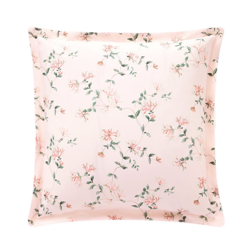Taie d'oreiller percale rose clair 65x65 cm